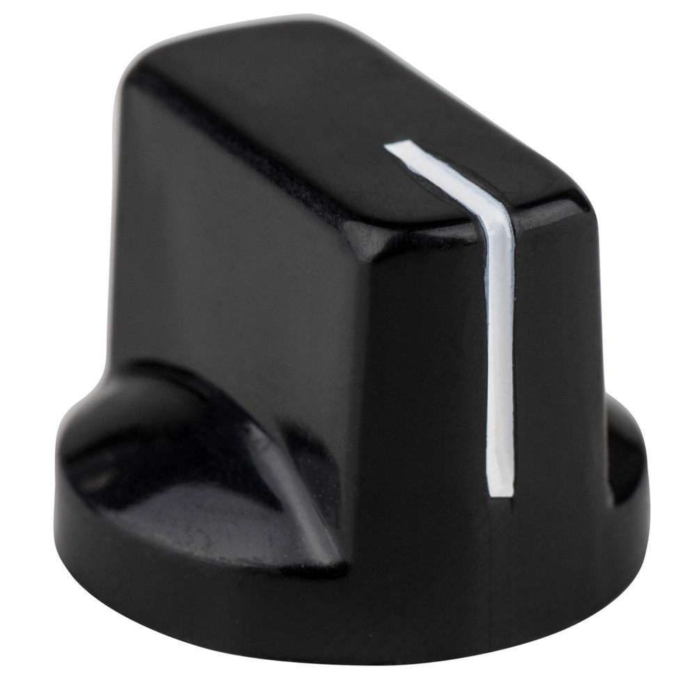 Medium Phenolic Amp Knob Black