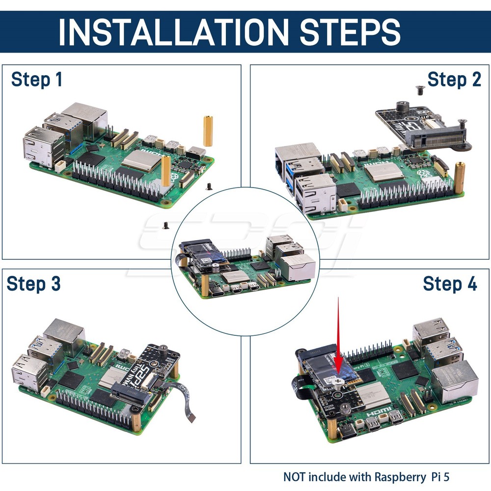N10 Tiny NVMe SSD Adapter Board for Raspberry Pi 5