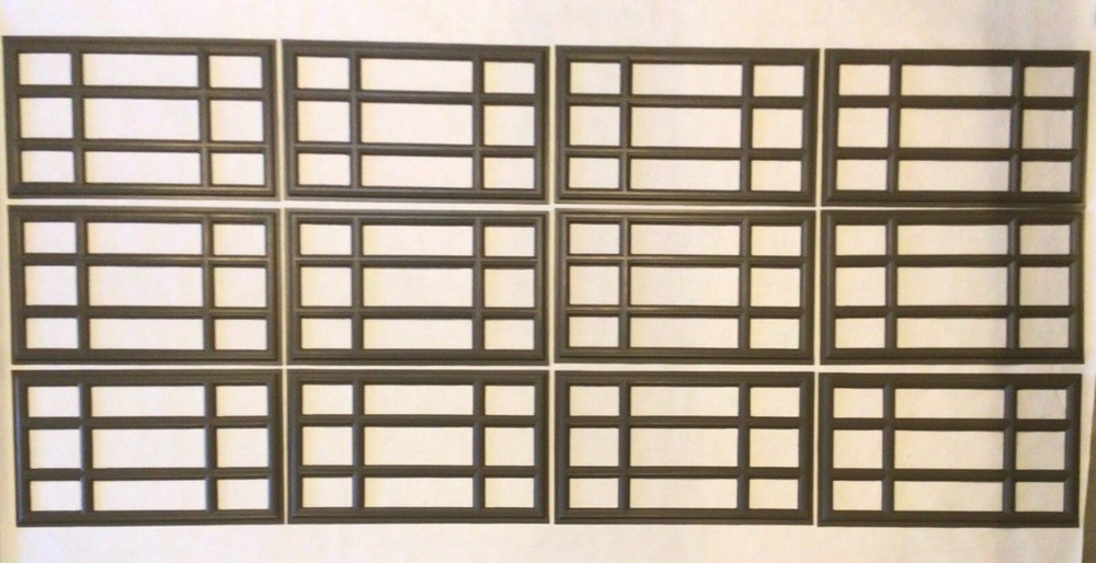 12 Amarr Prairie Replacement Inserts for Short Panel Amarr Garage Door Terratone