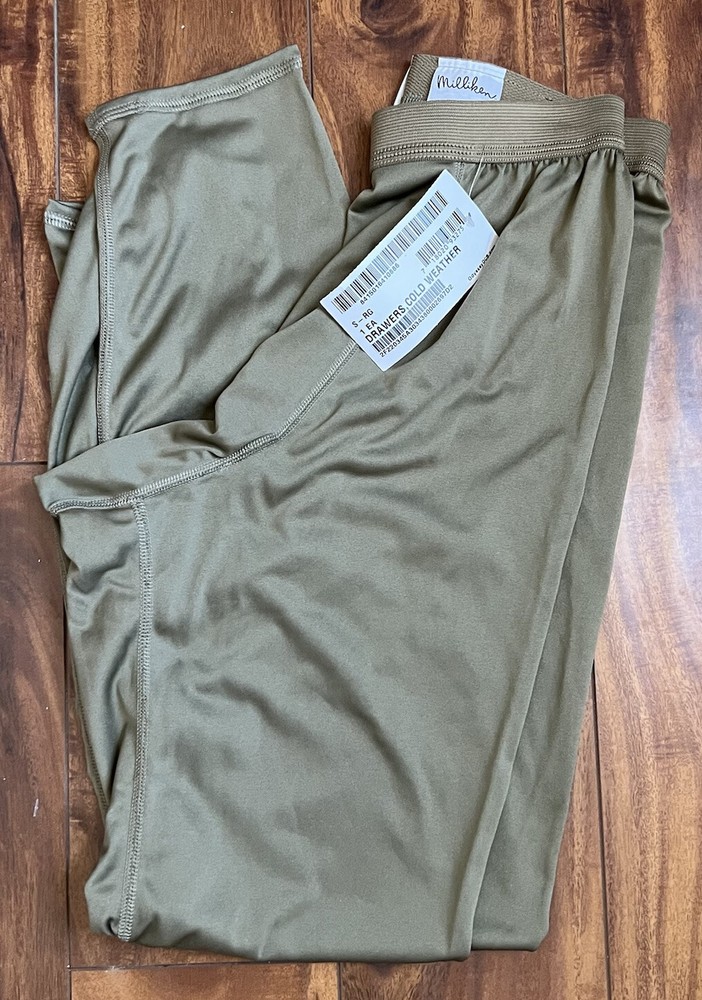 Milliken Gen III Light Weight Cold Weather Drawers Small Regular Bottom