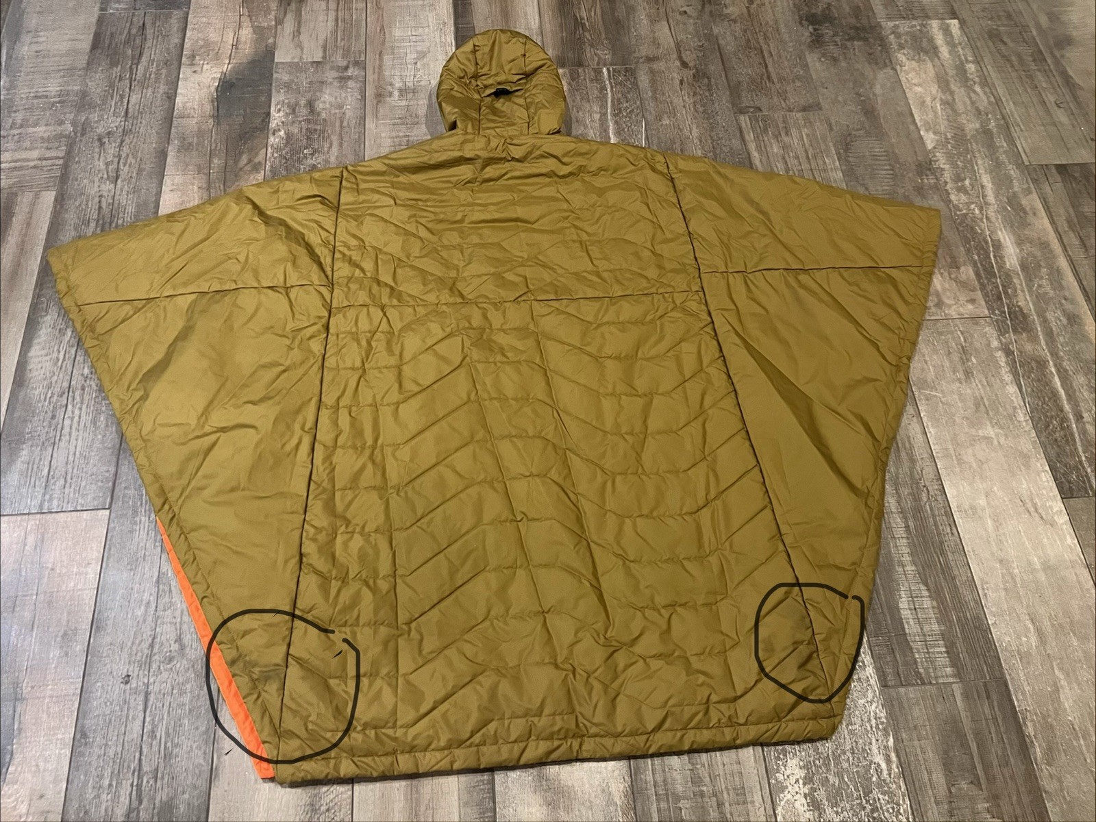 Adidas XL Terrex Xploric PrimaLoft Insulated Hooded Poncho