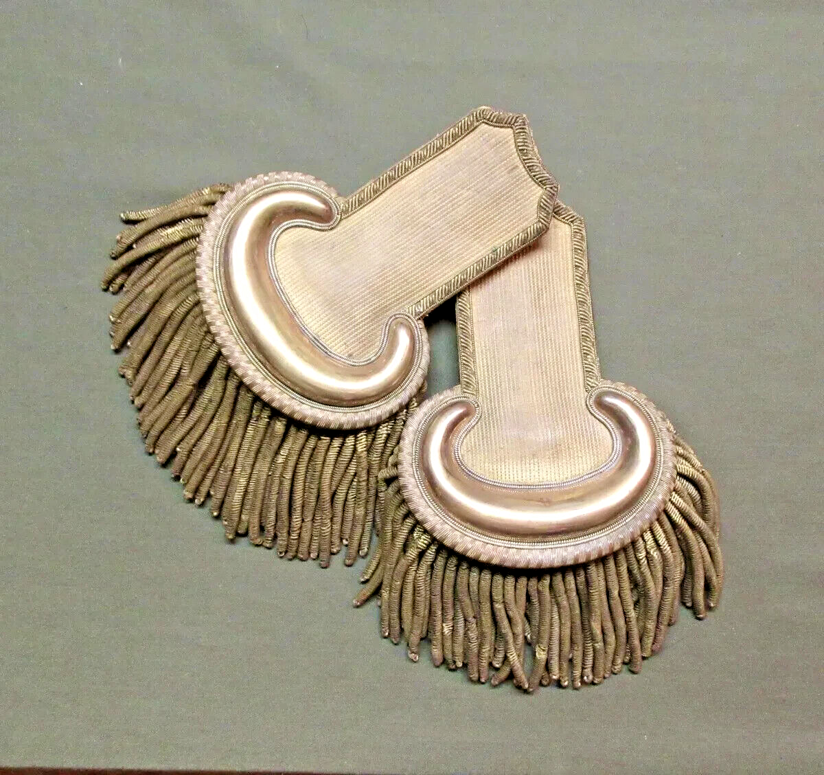 Pre Civil War Company Grade Epaulettes Made by Bent & Bush - Boston