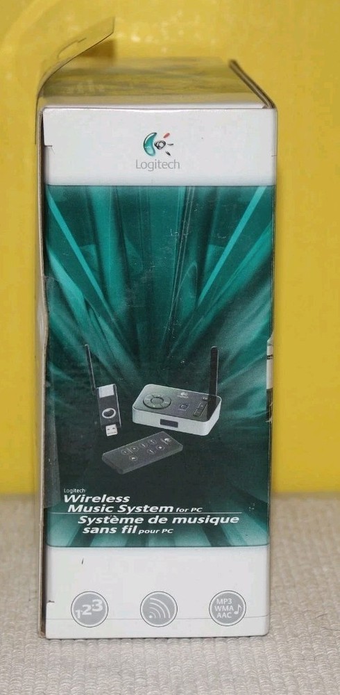 2005 LOGITECH WIRELESS MUSIC SYSTEM FOR PC. READ THE DESCRIPTION.