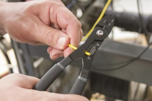 Lisle 68250 Compact Multi Function Wire Stripper, 14 24 Gauge Factory