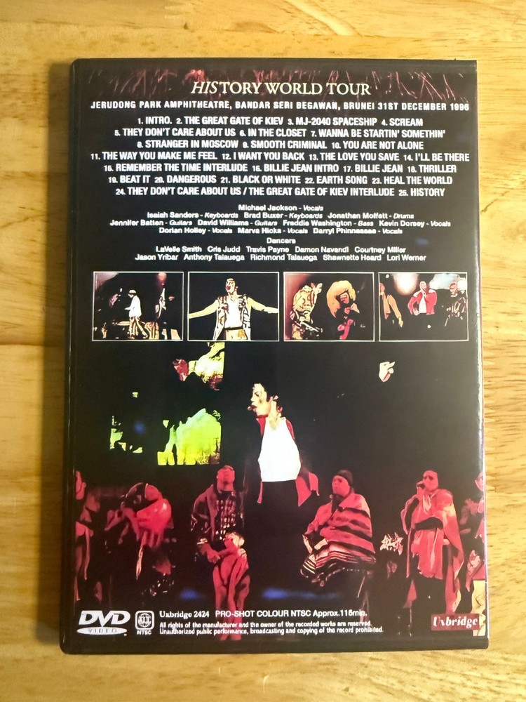 Michael Jackson - Brunei 1996 New Year's Eve DVD Live