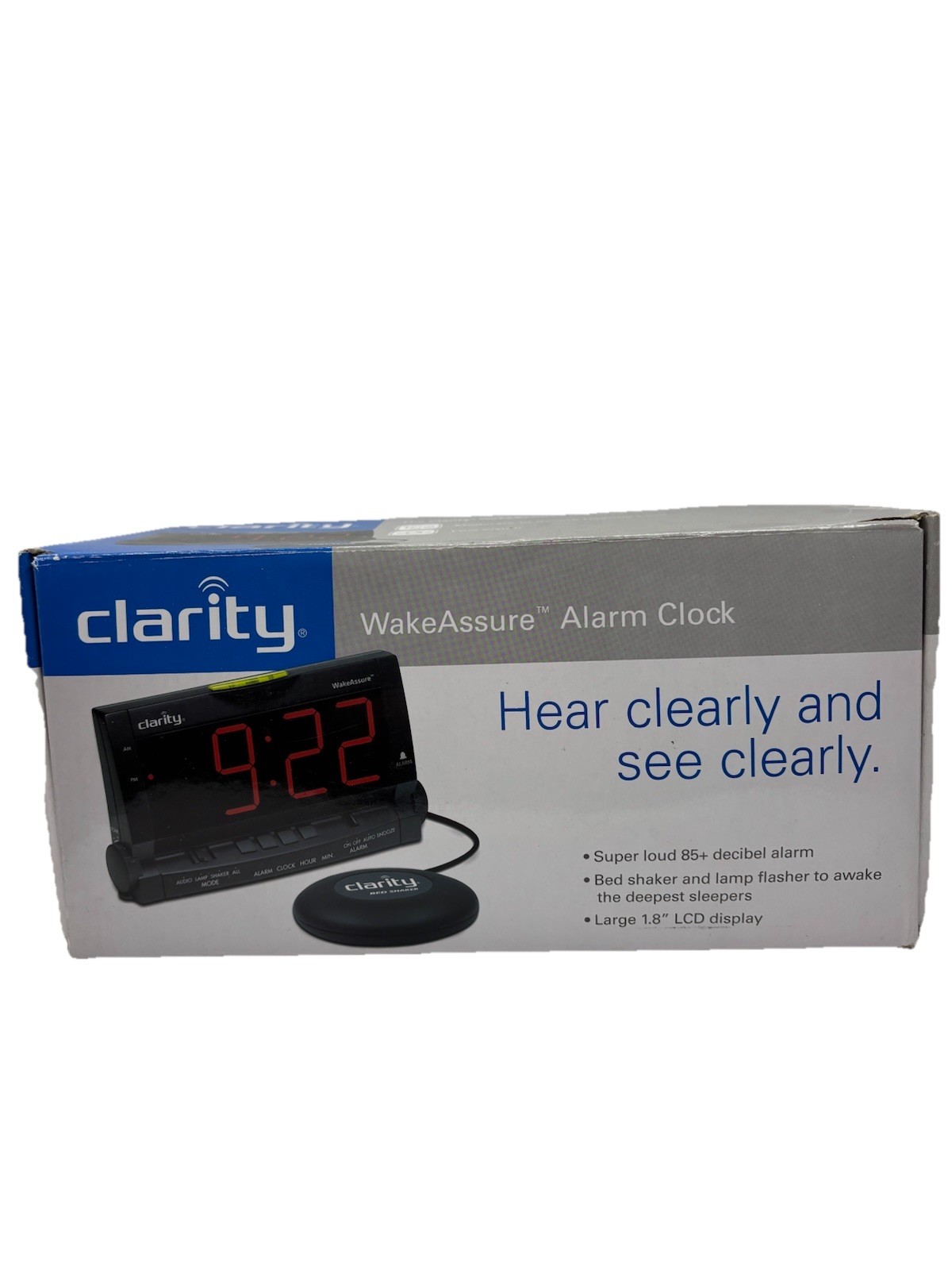 CLARITY Wake Assure Alarm Clock Model Tested Works