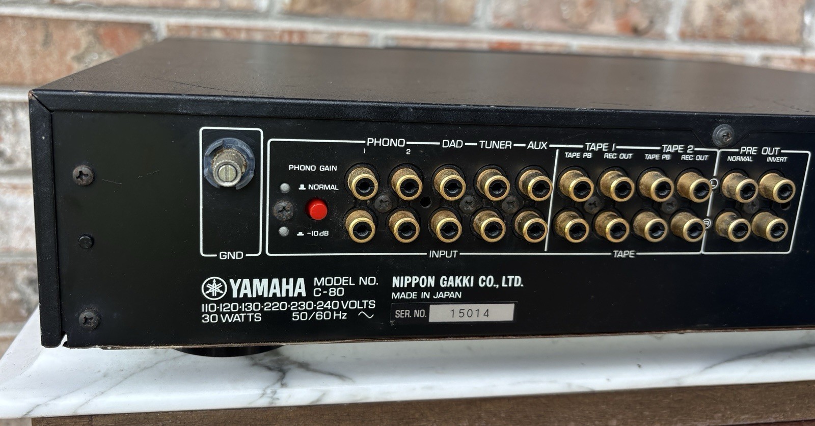 Yamaha C-80 Preamplifier Preamp