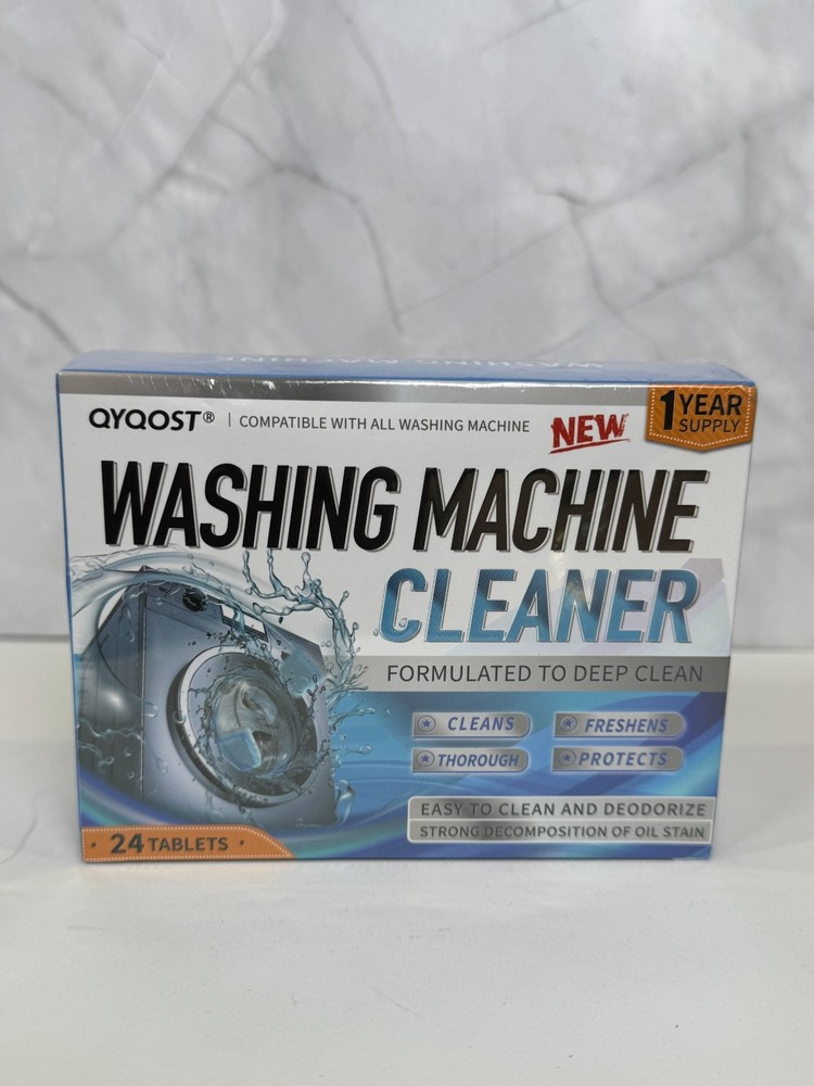 Washing Machine Cleaner Tablets 24 Pack 1 Year Supply Deep Clean