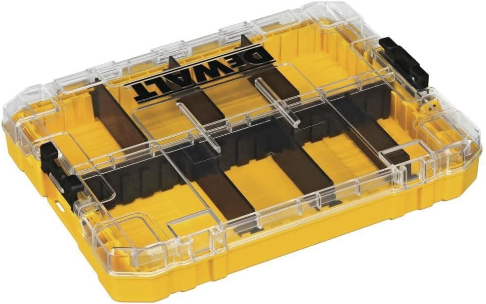DEWALT Tough Case+ Medium Organizer – 8-Compartment Storage Box for Small Tools