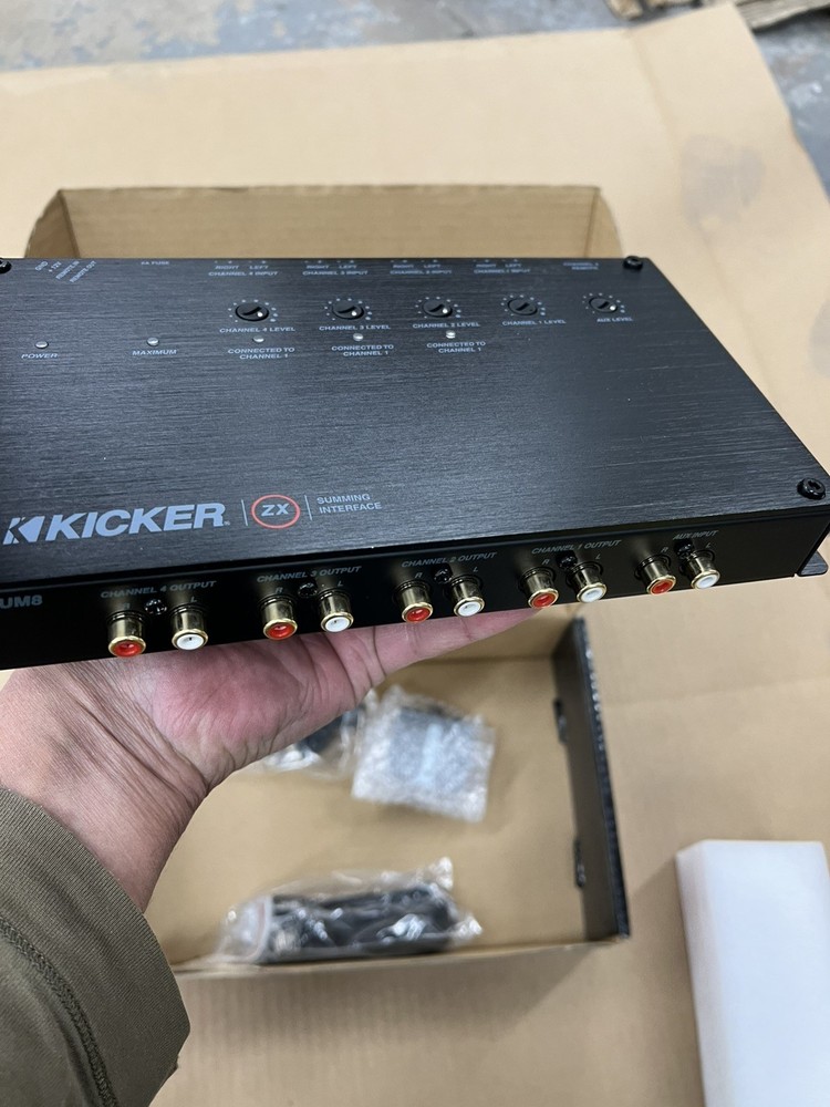 Kicker ZXSUM8 OEM Integration Summing Interface NEW