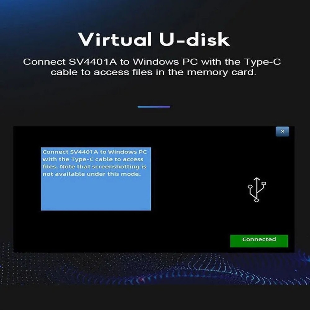 SV4401A 7 inch Touch 50KHz-4.4GHz VNA Vector Network Analyzer Lcd 100dB Dynamic