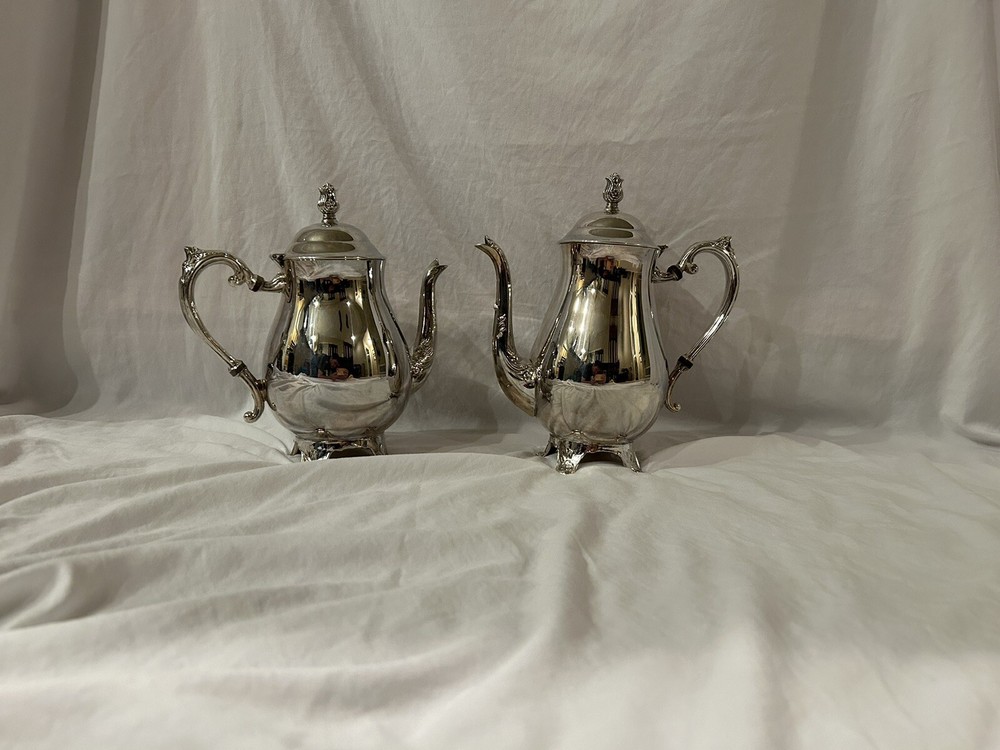 Silver FB ROGERS TEA POTS