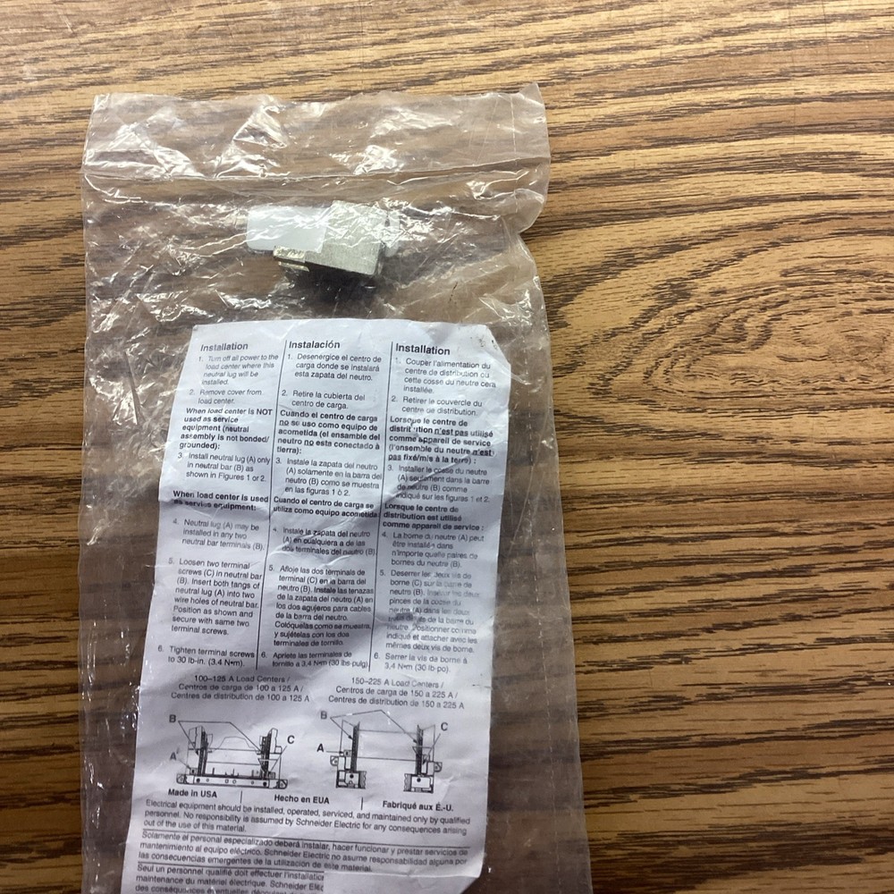 SQUARE D LK70AN Neutral Terminal Kit Ilsco D3267 NEW
