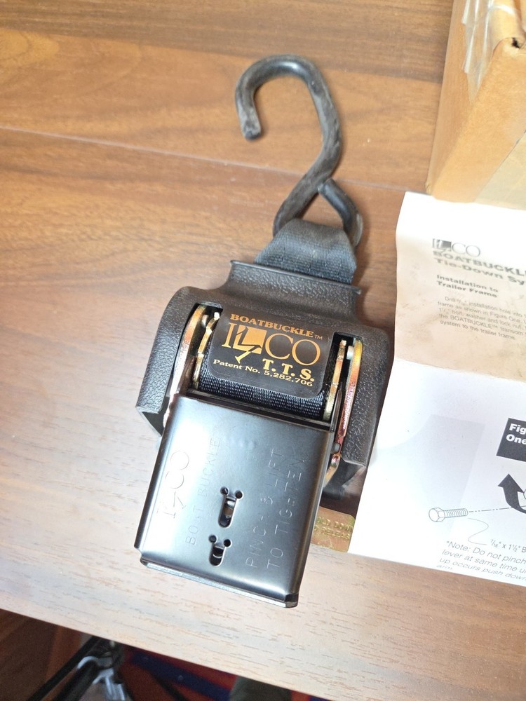 Boatbuckle G2 Retractable Transom Tie Down System 2" X 43"