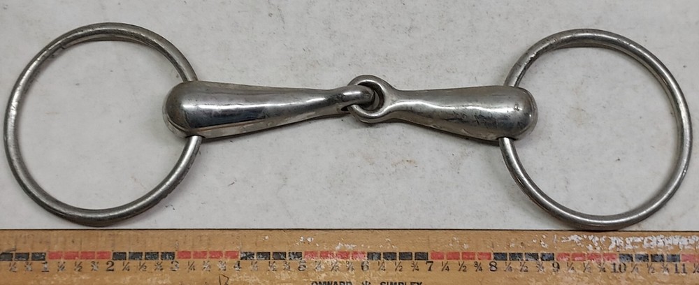 O-Ring Stainless Steel Snaffle Bit - 4¾" Port - 726242