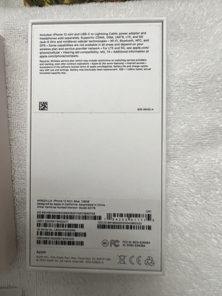 Apple iPhone 8, 8 Plus, 12 Mini, 12, & 12 Boxes