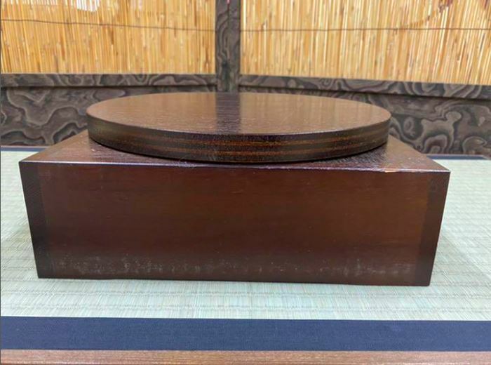 Tea utensils Rotating table Rotating table Ash tool Ash making ash holding table