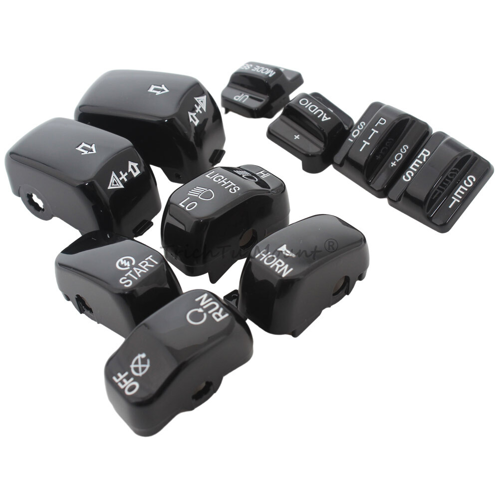 Hand Control Switch Housing Button Caps For Harley Street Electra Glide 96-13