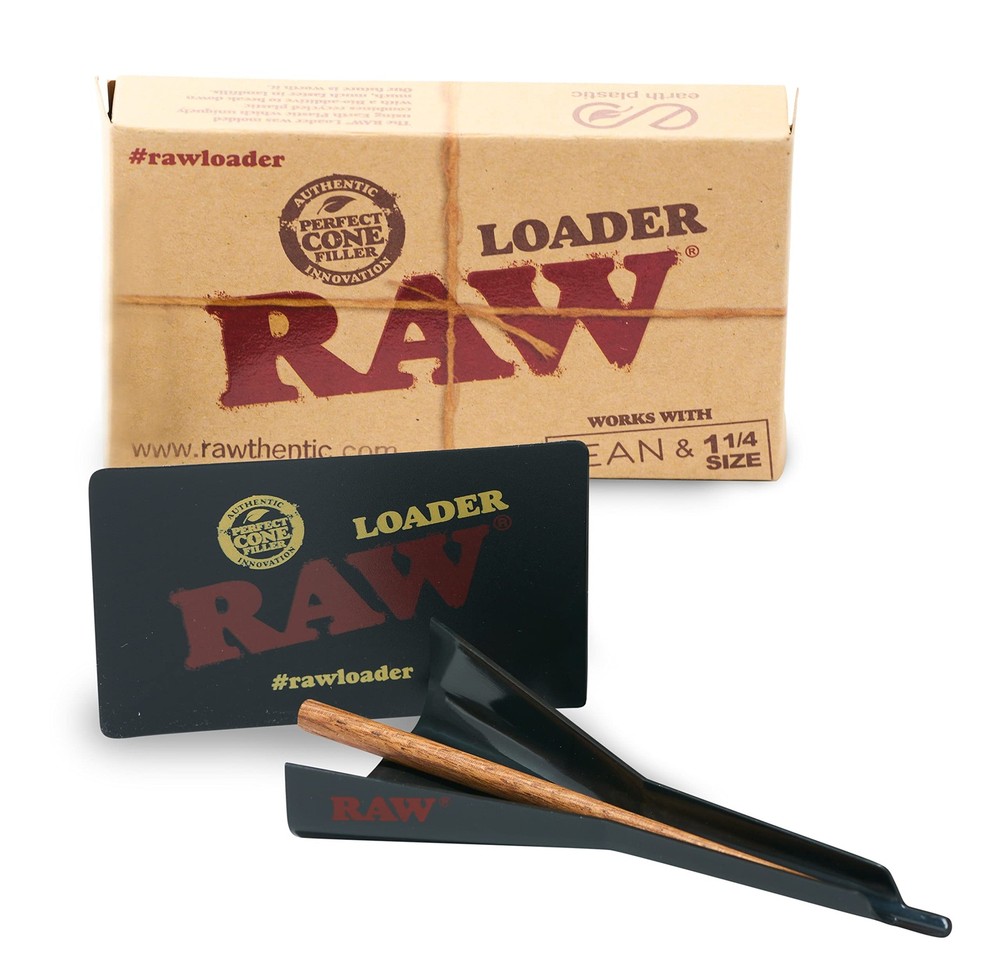 RAW Cone Loader for 1 1/4 Size & Lean Pre Rolled Cones - 4 Piece Set