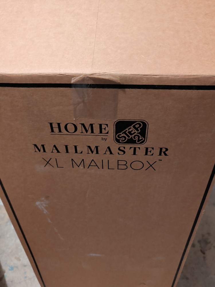 Step2 MailMaster Express Plus Resin Overpost Mailbox and Post Combo Mocha