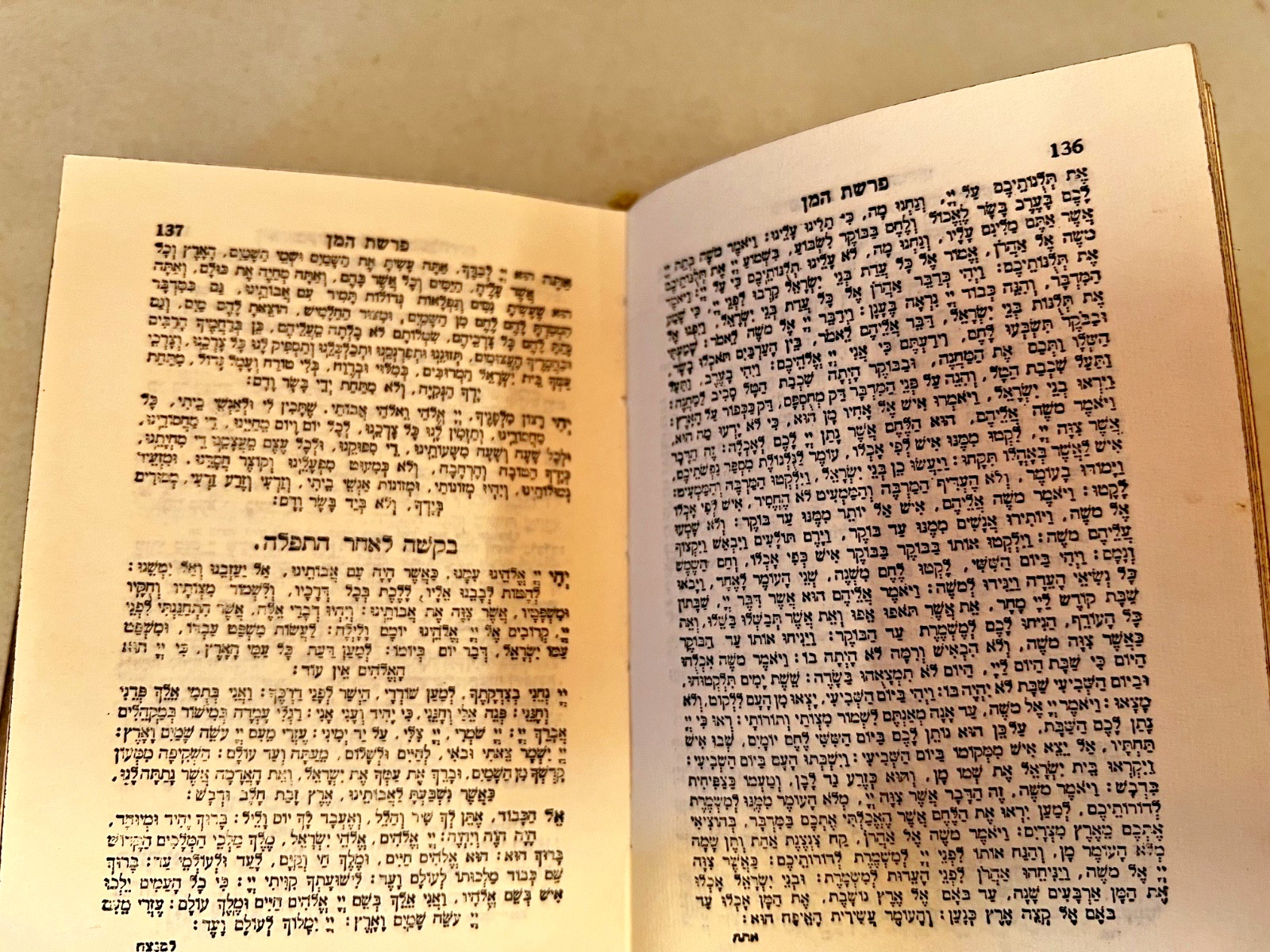 VTG Torah Hebrew Jewish Siddur Prayer Book Metal Silver-Tone Cover Gilded