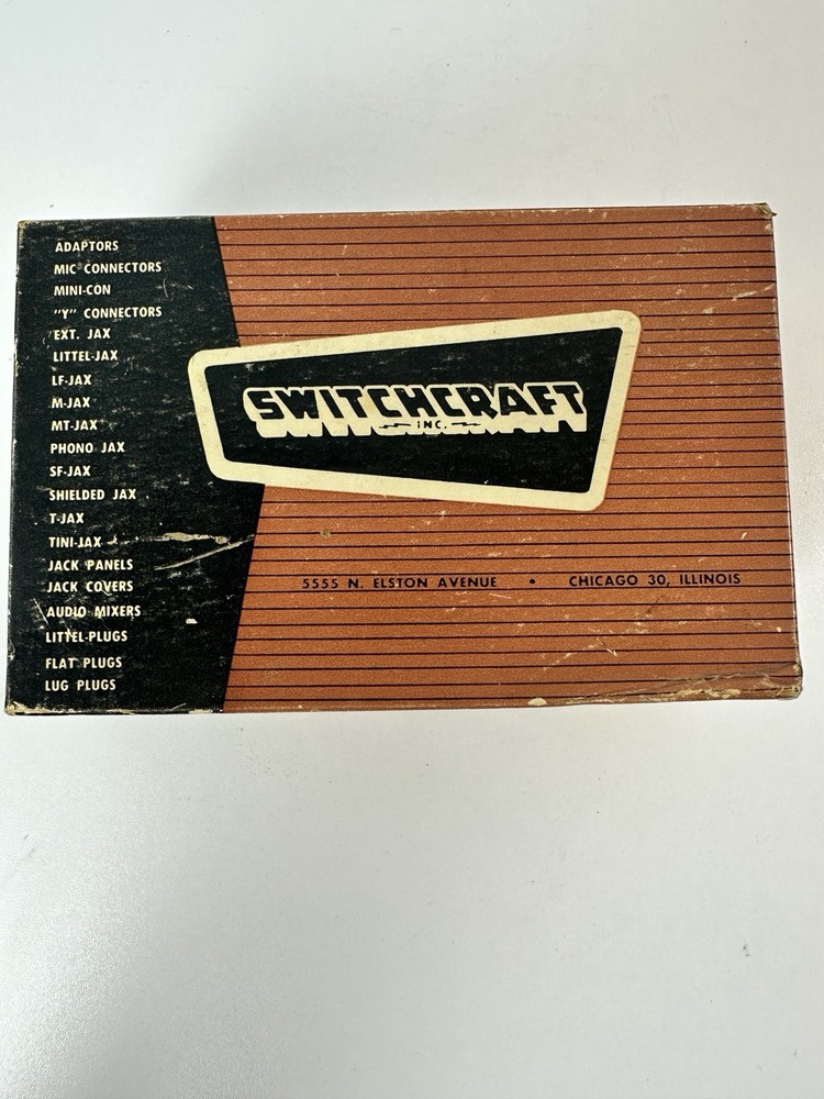 Switchcraft Transistorized Mixer Model 301TR With Box, Untested