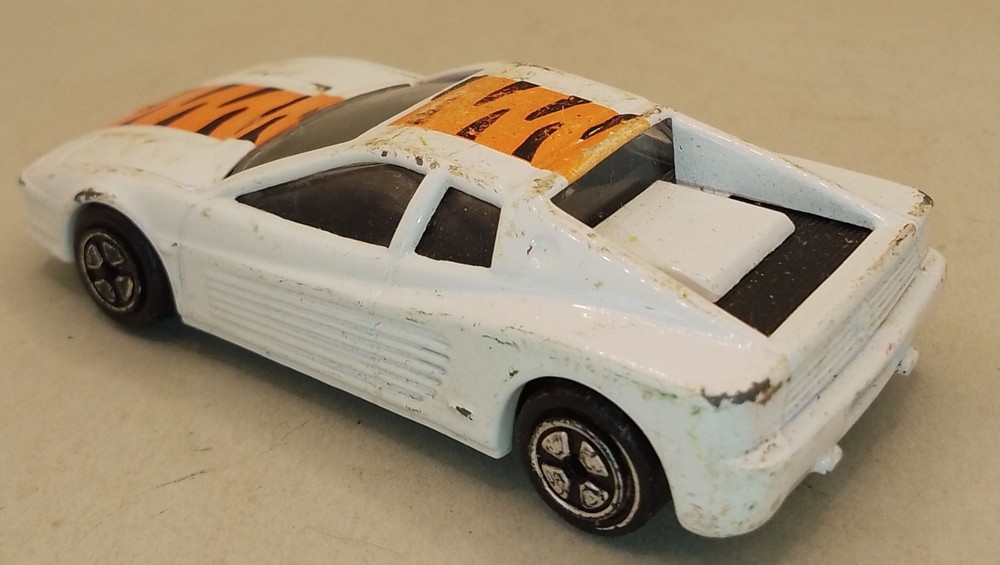 Corgi White Ferrari Testarossa