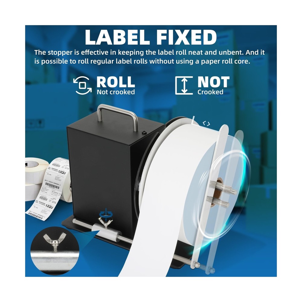 Automatic Label Rewinder Machine, Update Label rewinder Supports Any Size by ...