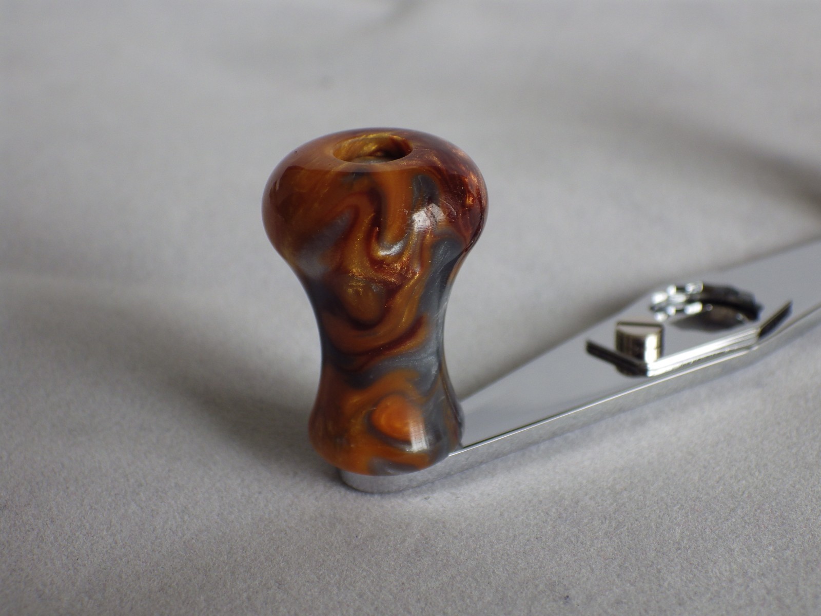 Simon Shimomura's 90 mm Custom Power Handles for ABU Garcia Ambassadeur