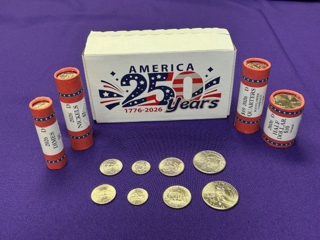 SPECIAL EDITION - 250 Years 2026 Collection of American Coin Rolls Denver Mint -
