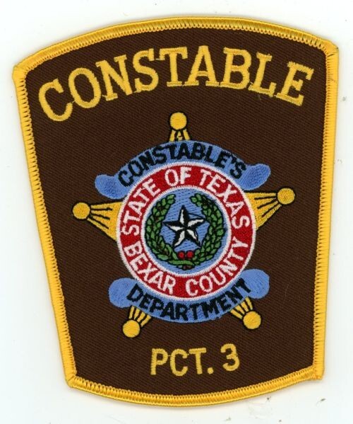 TEXAS TX BEXAR COUNTY CONSTABLE PRECINCT 3 NICE SHOULDER PATCH SHERIFF POLICE