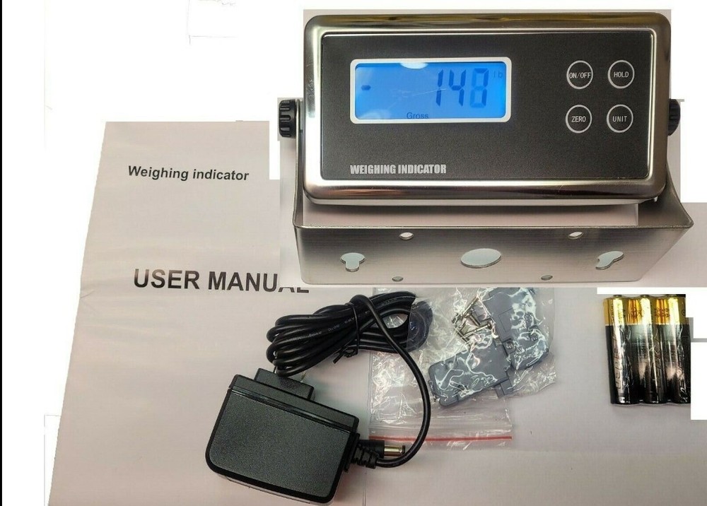 LCD Indicator Optima OP-902 with Peak Hold Function,lb/ kg/ oz unit,AC adapter