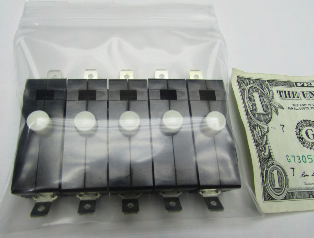 5 Cherry E13 15A Normally Open Snap Action Pushbutton Switch 125/250VAC E13-33EA