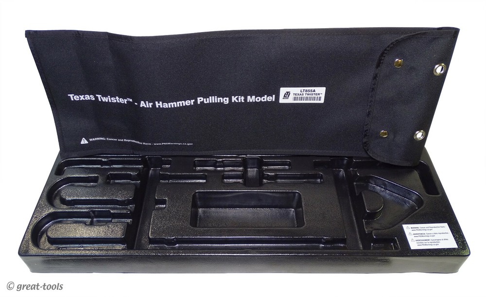 TEXAS TWISTER AIR HAMMER PULLING KIT – puller tool set – automotive impact tools