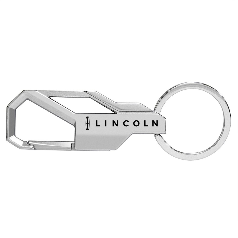 Lincoln Silver Snap Hook Metal Key Chain