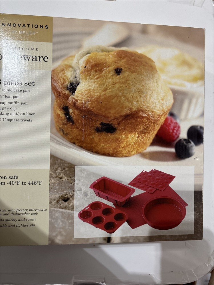 Silicone Bakeware 6 Piece Set Innovations By Meijer