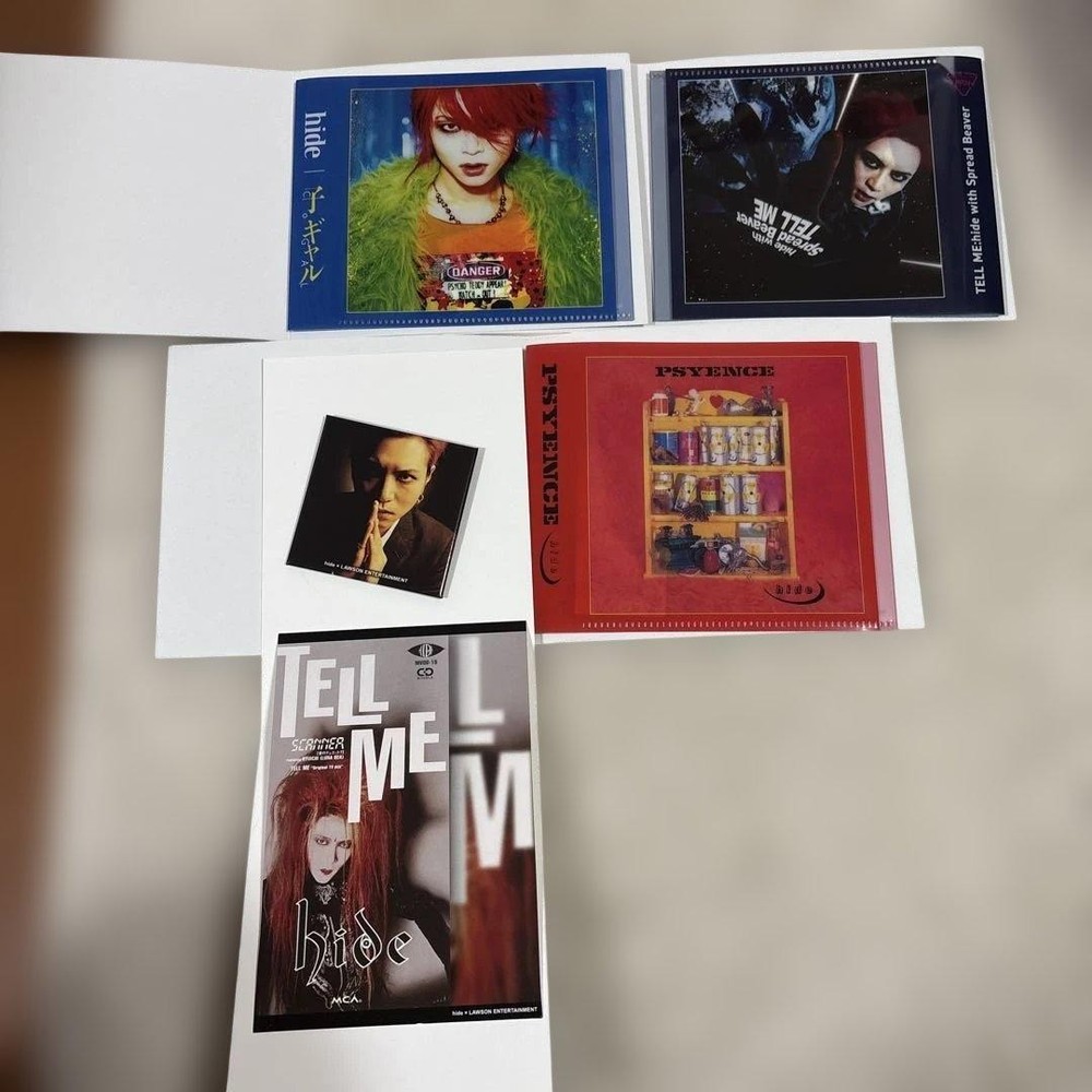 hide CD size clear file & sticker square tin badge & postcard