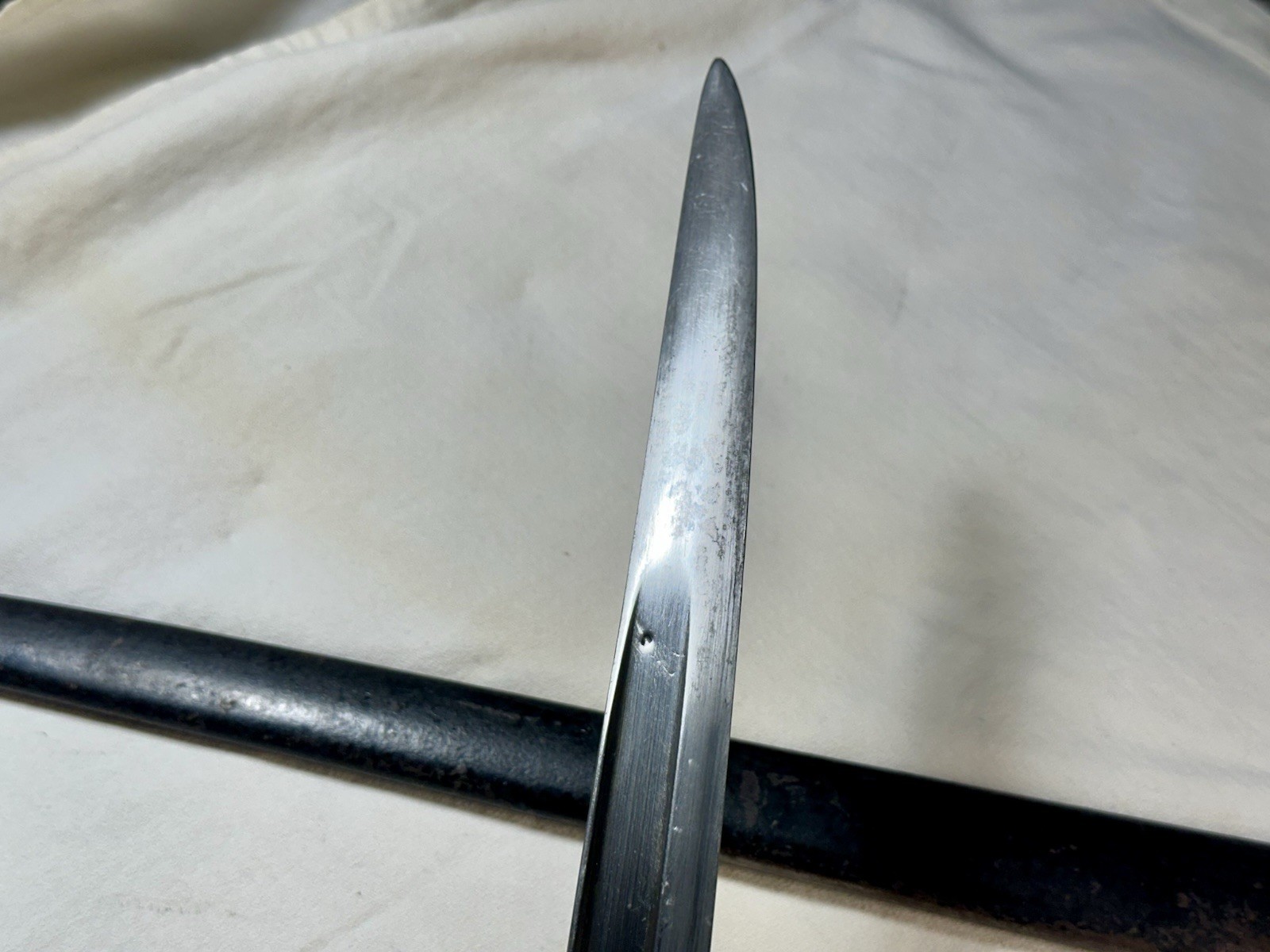 1886 WWII Portuguese Bayonet with scabbard