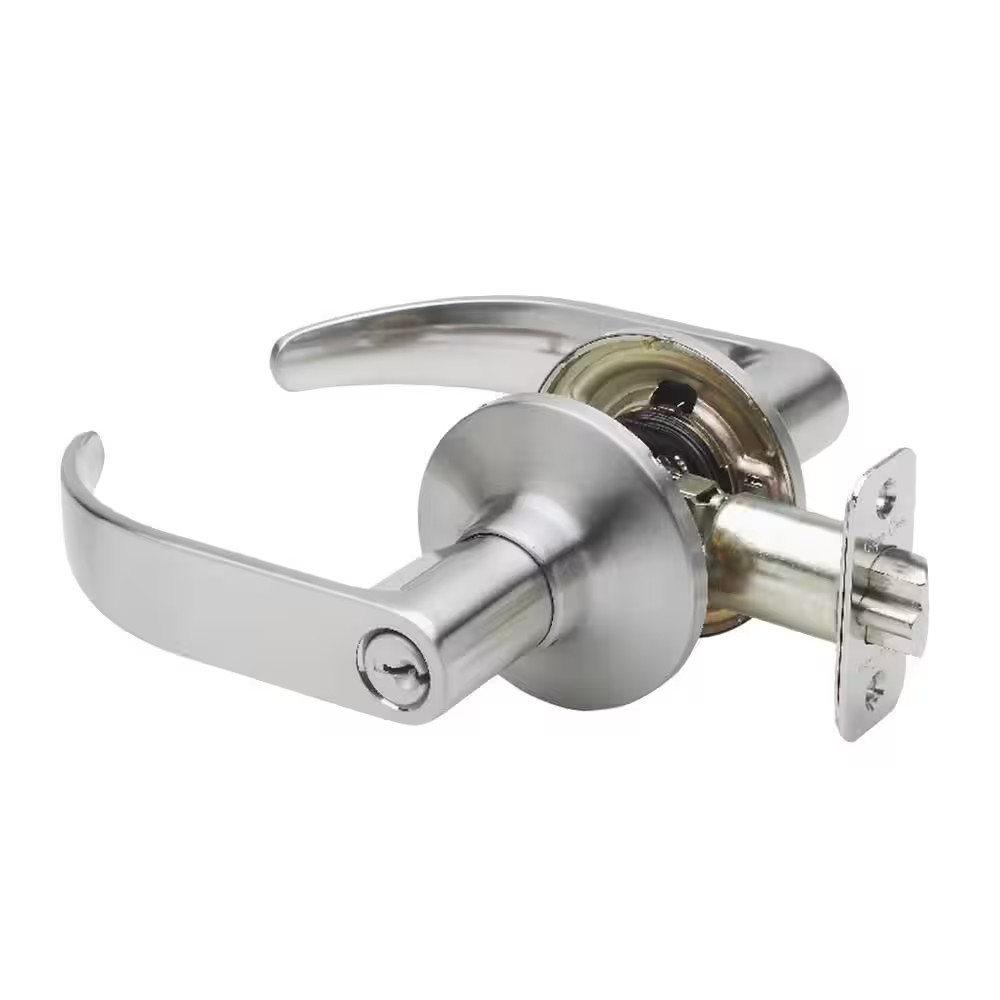 Erin Satin Stainless Keyed Entry Door Handle