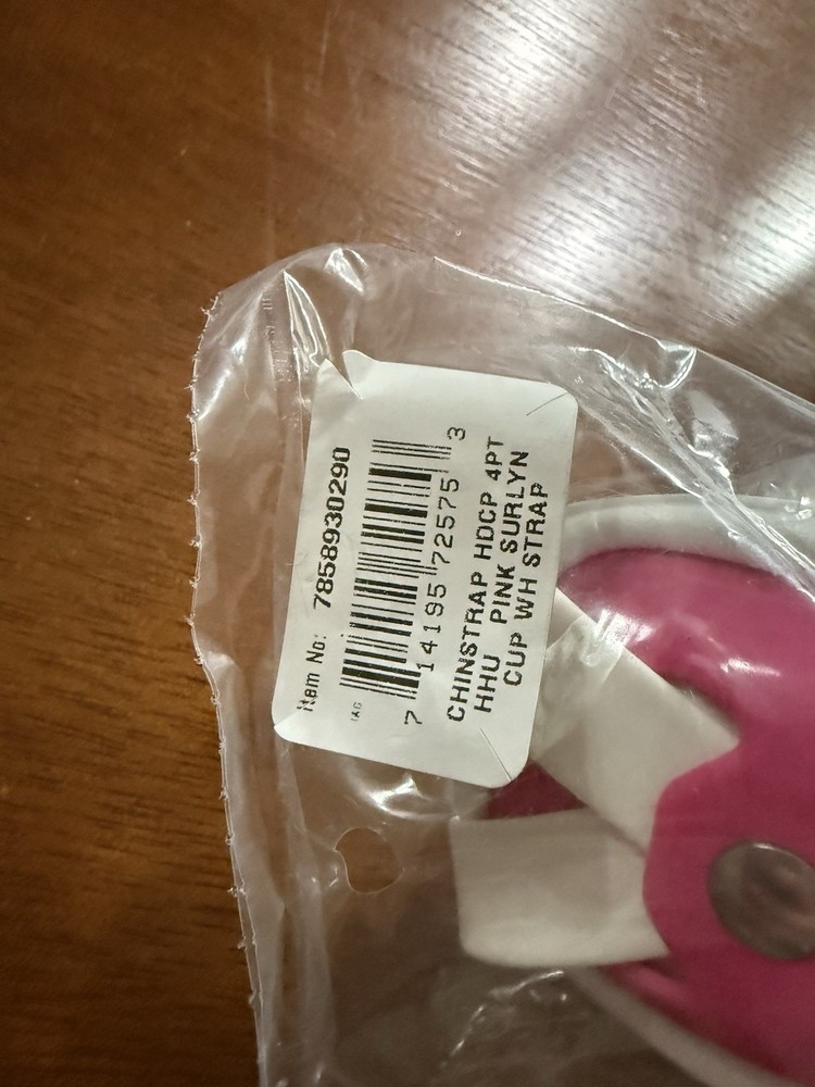 Schutt 4Pt High Chinstrap Pink