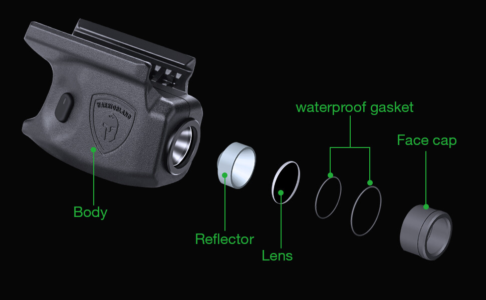 Gun Light with Holster For Springfield Micro Compact Hellcat/Hellcat RDP Pistol