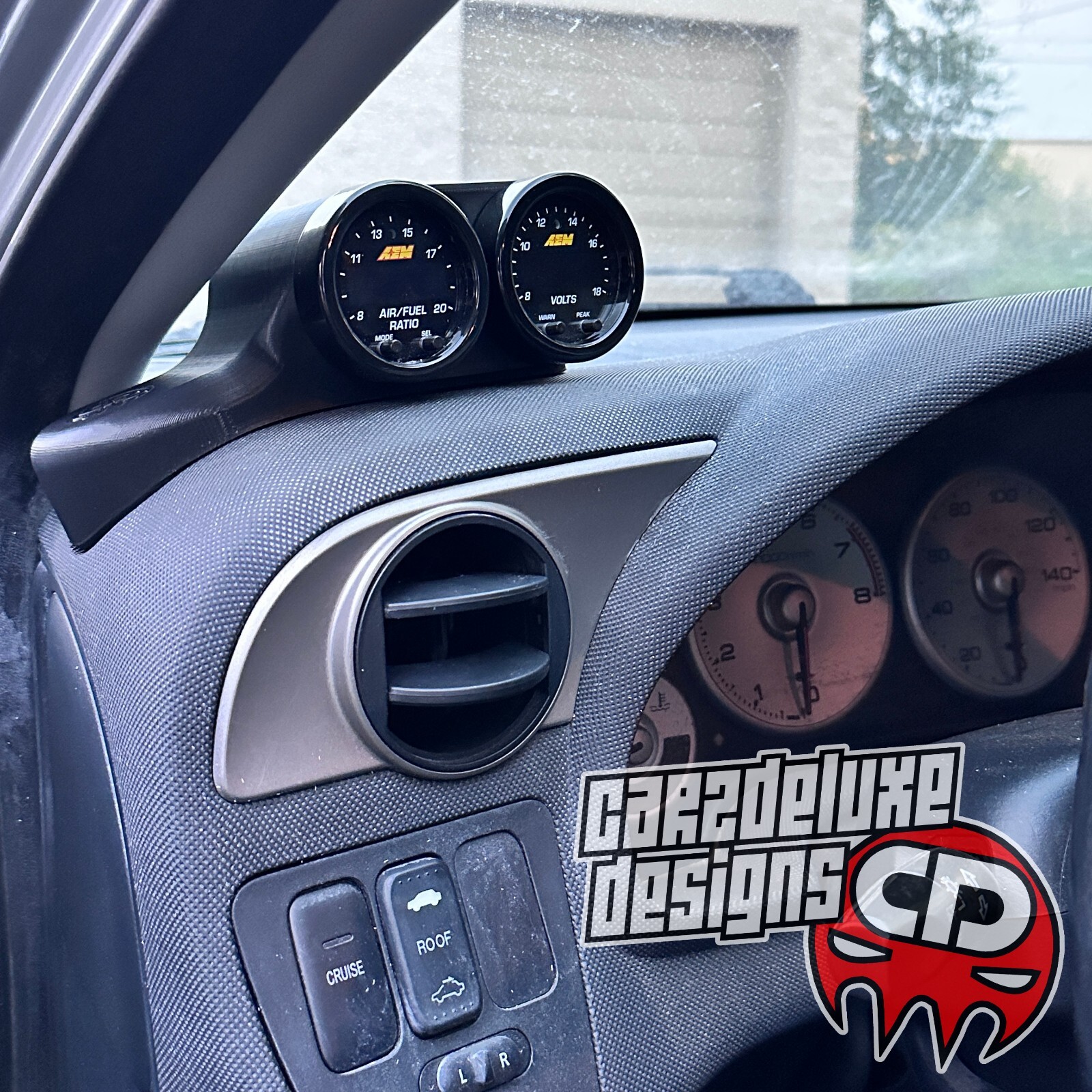 GENUINE CARZDELUXE DUAL GAUGE POD FITS ACURA RSX 2002-2006