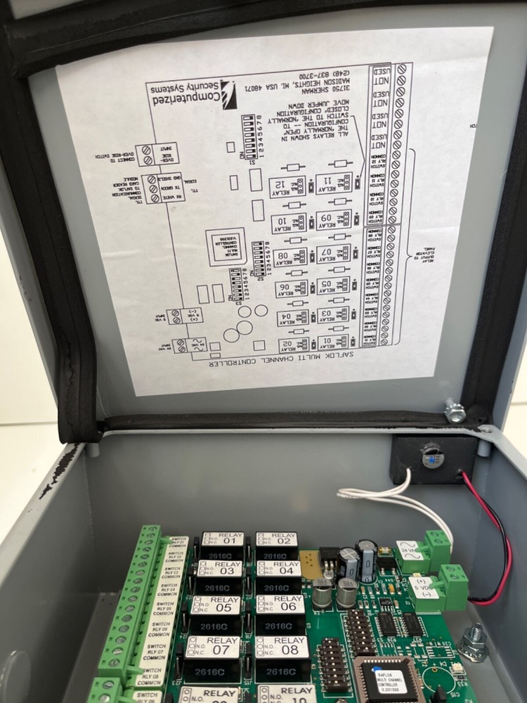 KABA Saflok Multi Channel Controller with SL2500 card reader MTS 1648