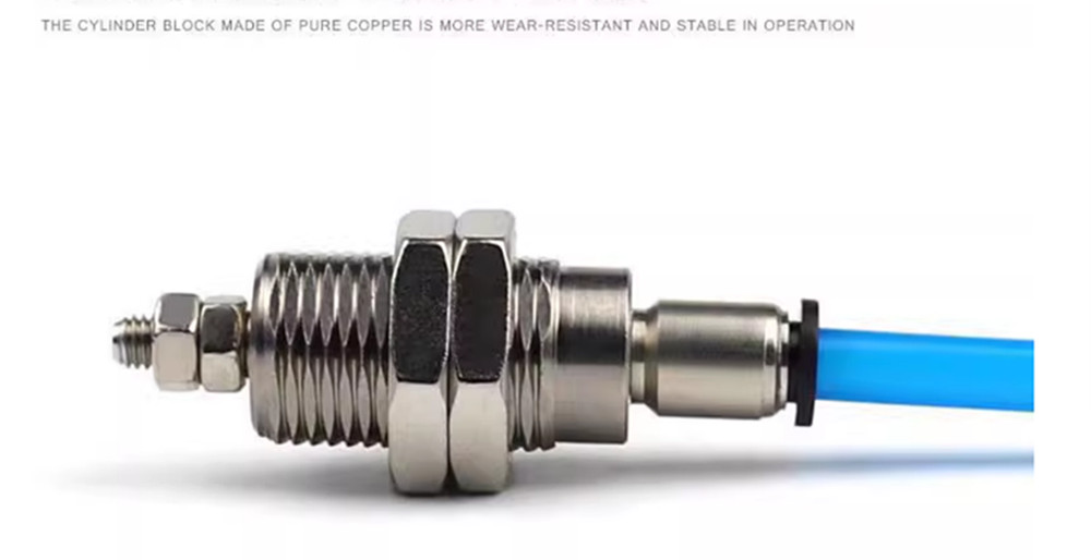 New 1pc NA2B 10*10-B Needle type piston rod external thread cylinder