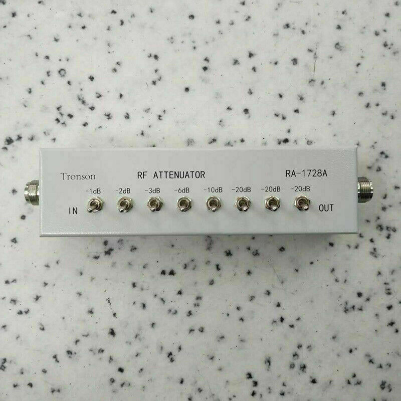 1PC  for Radio Transmitter 0- 82DB VARIABLE/ STEP ATTENUATOR 50 OHM