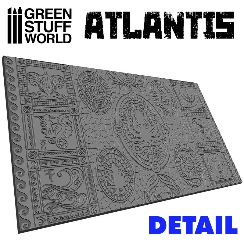 Rolling Pin - Atlantis - Create your own bases - Infinity, Warhammer 40K