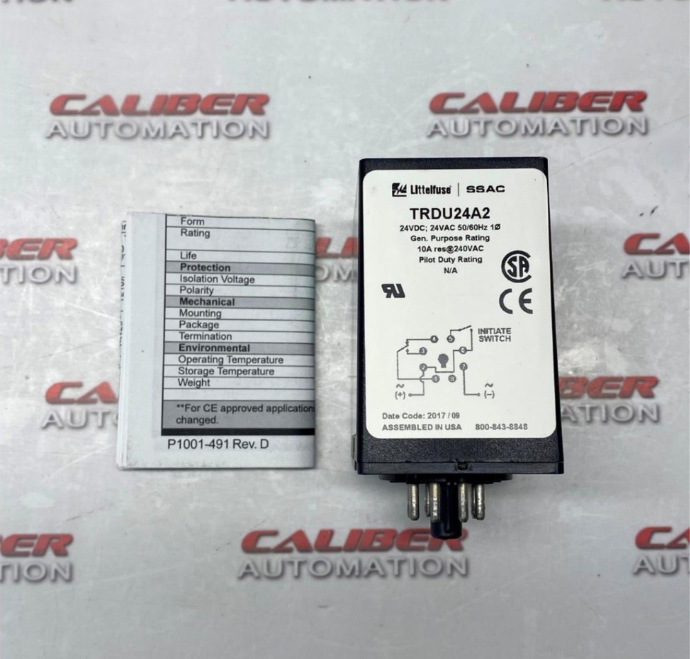 Littelfuse TRDU24A2 Time Delay Relay (NEW)