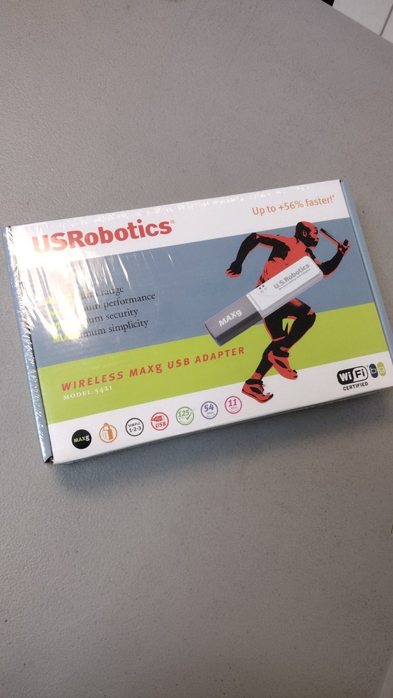 US Robotics Wireless MAXG USB Adapter MODEL 542I
