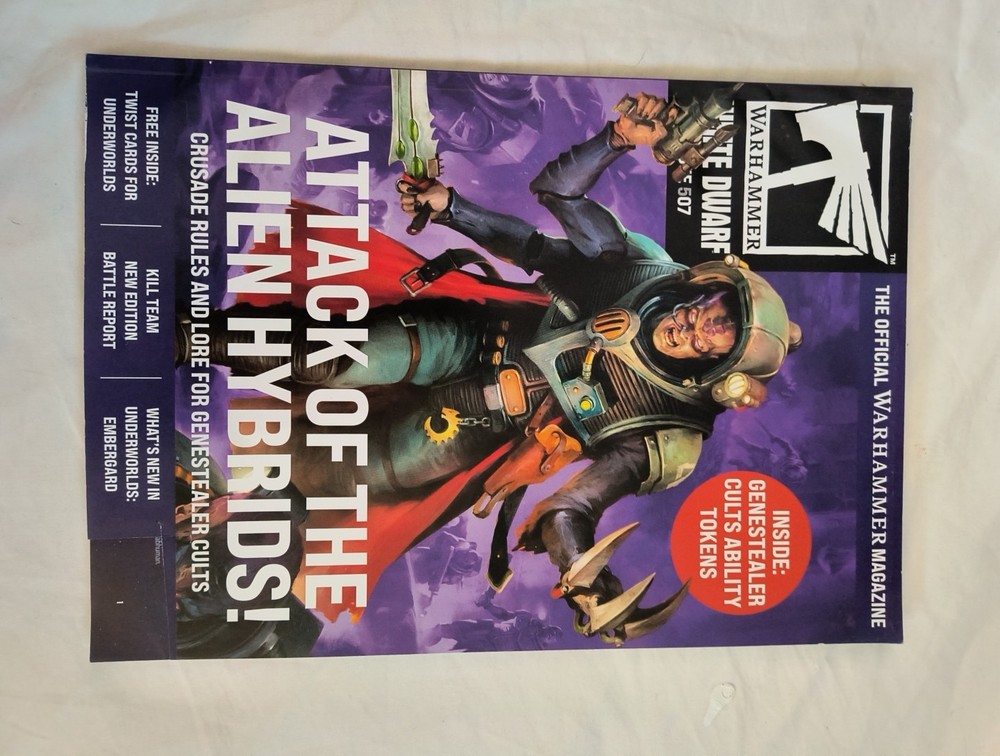 White Dwarf Tyranid / Genestealer Cult Bundle Includes Unpunched Ability Tokens