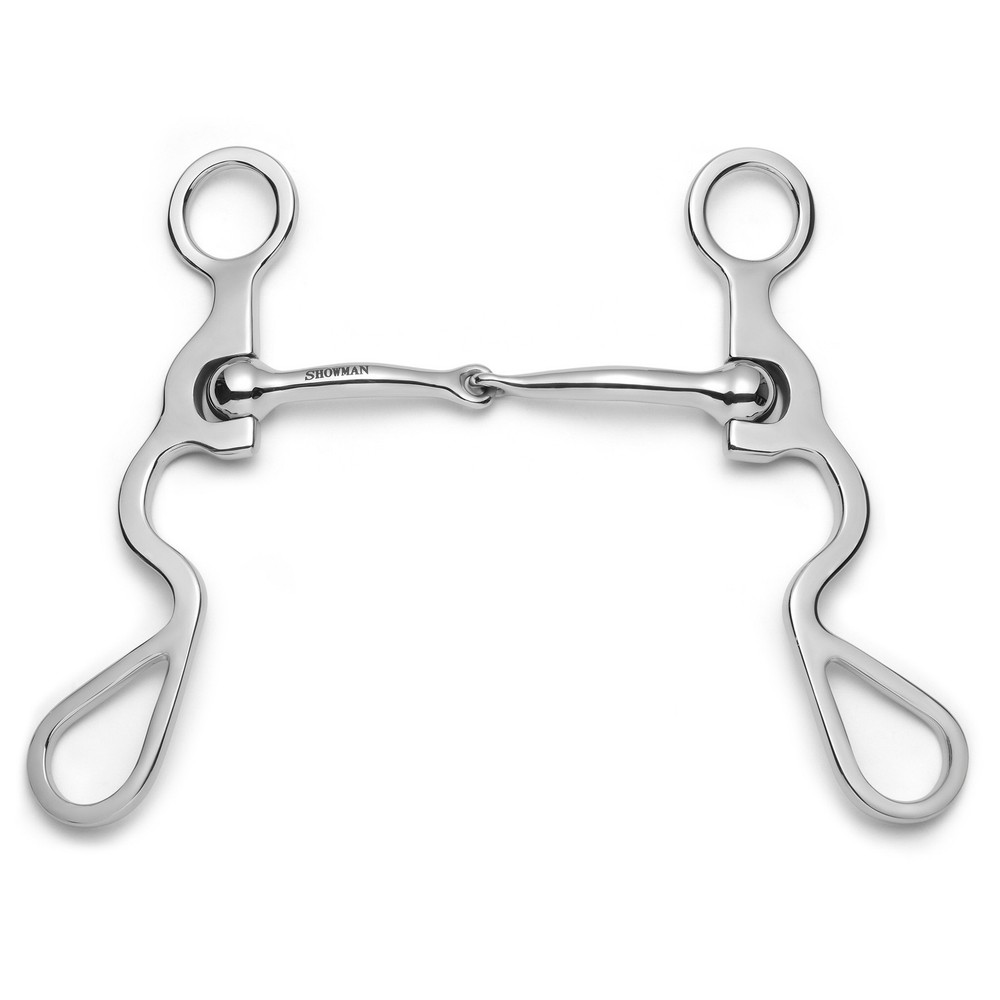 Showman S Shank Bit w/ Smooth Snaffle